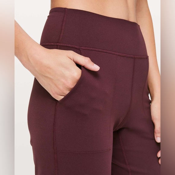 LULULEMON Nulu Align Jogger 4 Cassis 28” High Rise Legging Airport Travel Staple - Picture 12 of 14